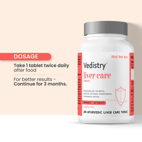 Vedistry Liver Care Tablets for Fatty Liver