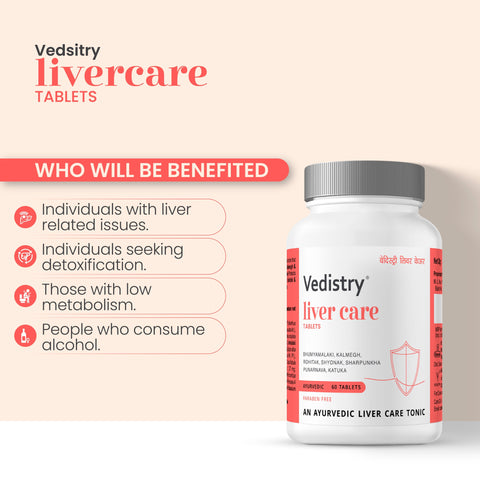 Vedistry Liver Care Tablets for Fatty Liver