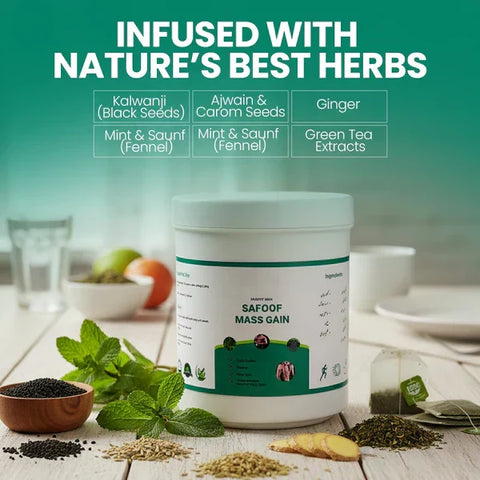 Safoof Mass Gain – Natural Herbal Weight Gainer